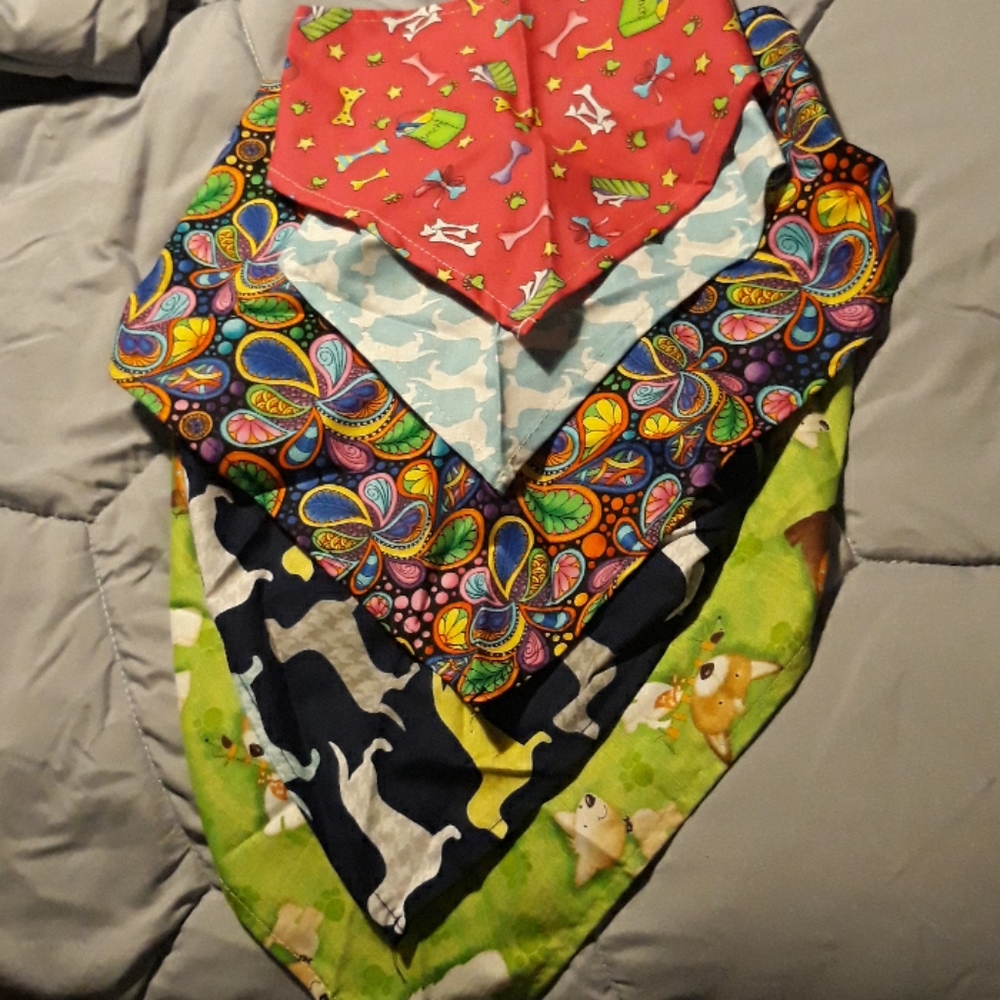 Set of 5 bandanas